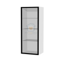 Szafka kuchenna wisząca 40 cm front ramka aluminiowa KAMMONO