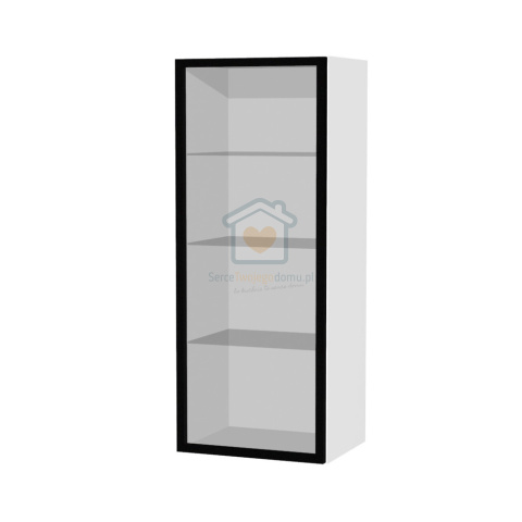Szafka kuchenna wisząca 40 cm front ramka aluminiowa KAMMONO Szafka kuchenna wisząca 40 cm front ramka aluminiowa KAMMONO