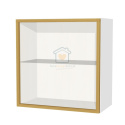 Szafka kuchenna wisząca 60 cm front ramka aluminiowa KAMMONO