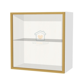 Szafka kuchenna wisząca 60 cm front ramka aluminiowa KAMMONO