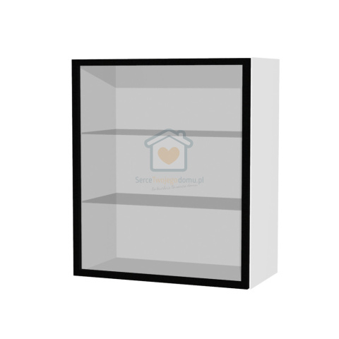 Szafka kuchenna wisząca 60 cm front ramka aluminiowa KAMMONO Szafka kuchenna wisząca 60 cm front ramka aluminiowa KAMMONO