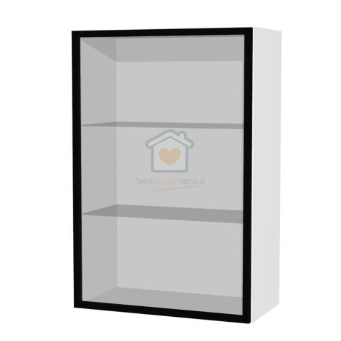 Szafka kuchenna wisząca 60 cm front ramka aluminiowa KAMMONO Szafka kuchenna wisząca 60 cm front ramka aluminiowa KAMMONO