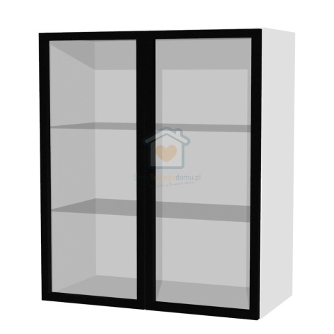 Szafka kuchenna wisząca 80 cm front ramka aluminiowa KAMMONO Szafka kuchenna wisząca 80 cm front ramka aluminiowa KAMMONO