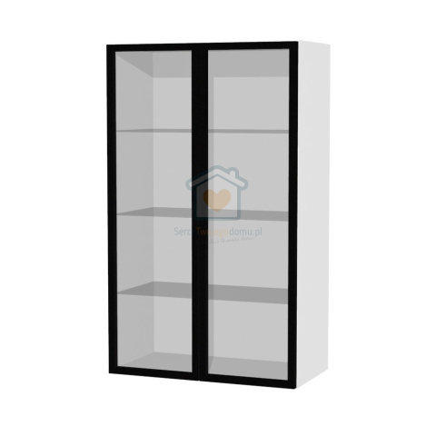 Szafka kuchenna wisząca 80 cm front ramka aluminiowa KAMMONO Szafka kuchenna wisząca 80 cm front ramka aluminiowa KAMMONO
