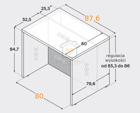 Wyspa kuchenna 80X80 cm Marmur Carrara biały KAM Wyspa kuchenna 80X80 cm Marmur Carrara biały KAM