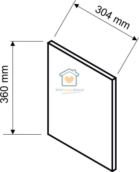 Panel boczny bok ozdobny do nadstawki gł. 30 cm KATE Panel boczny bok ozdobny do nadstawki gł. 30 cm KATE