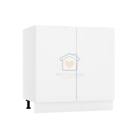 Biała szafka kuchenna pod zlewozmywak 80 cm ZOYA Biała szafka kuchenna pod zlewozmywak 80 cm ZOYA
