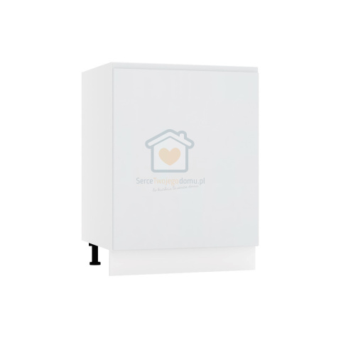 Popielata szafka kuchenna 1-drzwiowa pod zlewozmywak 60 cm LIVIA Popielata szafka kuchenna 1-drzwiowa pod zlewozmywak 60 cm LIVIA