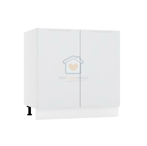 Popielata szafka kuchenna 2-drzwiowa 80 cm ZOYA Popielata szafka kuchenna 2-drzwiowa 80 cm ZOYA