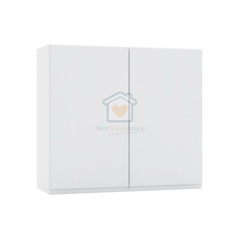 Popielata wisząca szafka kuchenna 2-drzwiowa 80 cm LIVIA Popielata wisząca szafka kuchenna 2-drzwiowa 80 cm LIVIA