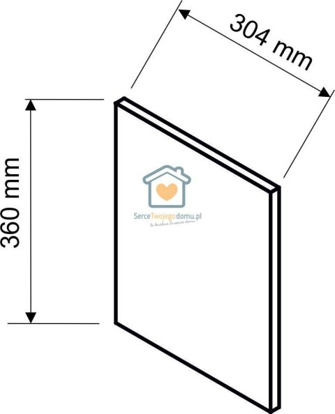 Panel boczny bok ozdobny do nadstawki gł. 30 cm ZOYA Panel boczny bok ozdobny do nadstawki gł. 30 cm ZOYA