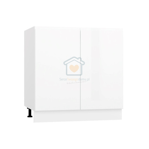 Biała szafka kuchenna pod zlewozmywak 80 cm LIVIA Biała szafka kuchenna pod zlewozmywak 80 cm LIVIA