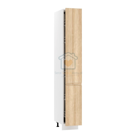 Dąb tajga słupek kuchenny z koszem cargo 30 cm LIVIA Dąb tajga słupek kuchenny z koszem cargo 30 cm LIVIA
