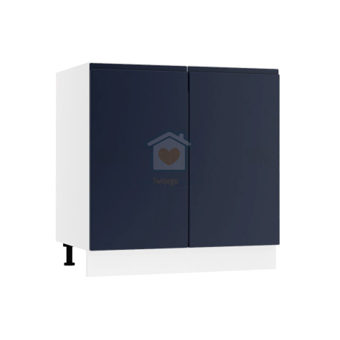 Granatowa szafka kuchenna pod zlewozmywak 80 cm LIVIA Granatowa szafka kuchenna pod zlewozmywak 80 cm LIVIA