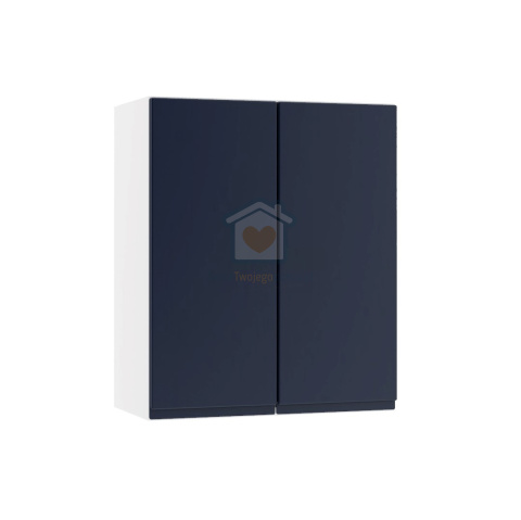 Granatowa wisząca szafka kuchenna 2-drzwiowa 60 cm LIVIA Granatowa wisząca szafka kuchenna 2-drzwiowa 60 cm LIVIA