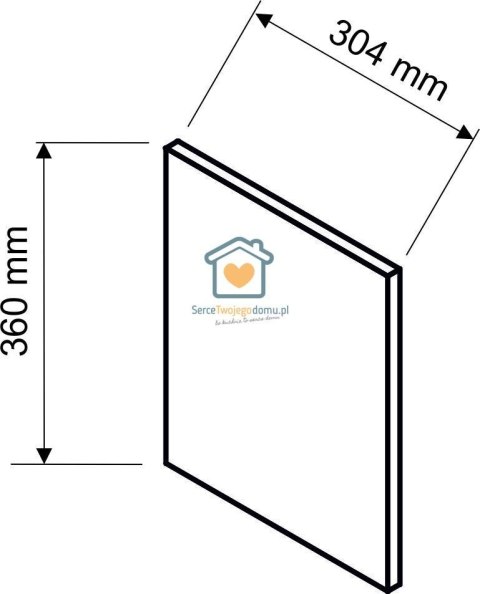Panel boczny bok ozdobny do nadstawki gł. 30 cm LIVIA Panel boczny bok ozdobny do nadstawki gł. 30 cm LIVIA