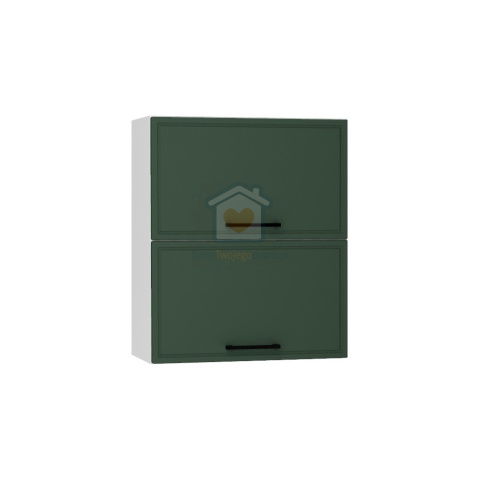 Zielona wisząca szafka kuchenna 2-drzwiowa 60 cm EMILY Zielona wisząca szafka kuchenna 2-drzwiowa 60 cm EMILY