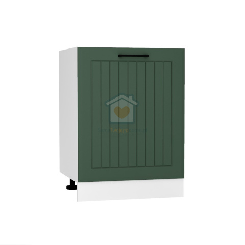 Zielona szafka kuchenna 1-drzwiowa pod płytę 60 cm IRMA Zielona szafka kuchenna 1-drzwiowa pod płytę 60 cm IRMA