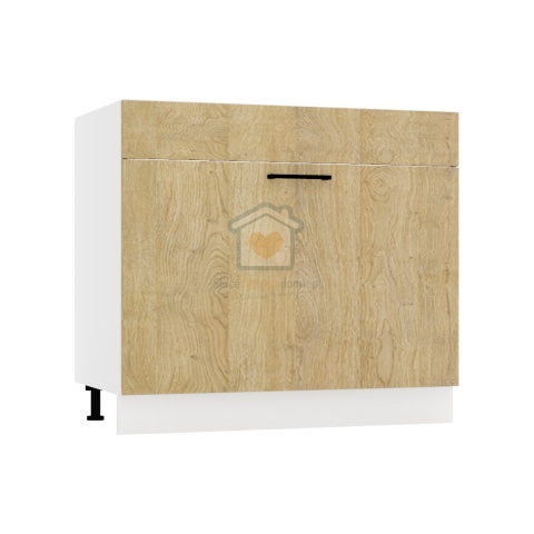 Dąb London szafka kuchenna pod zlewozmywak z szufladą 80 cm DENIS Dąb London szafka kuchenna pod zlewozmywak z szufladą 80 cm DENIS