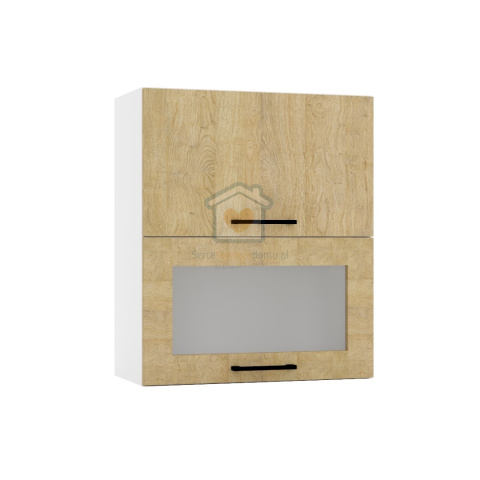 Dąb London wisząca witryna kuchenna 2-drzwiowa 60 cm DENIS Dąb London wisząca witryna kuchenna 2-drzwiowa 60 cm DENIS