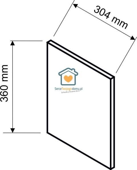Panel boczny bok ozdobny do nadstawki gł. 30 cm DENIS Panel boczny bok ozdobny do nadstawki gł. 30 cm DENIS