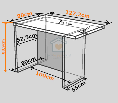 Gotowa wyspa kuchenna z szafkai 120 cm Gotowa wyspa kuchenna z szafkai 120 cm