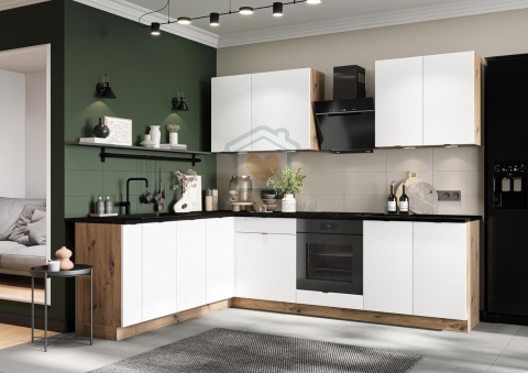Szafka kuchenna jednodrzwiowa dolna stojąca biała 60 cm GIANNA LOFT Szafka kuchenna jednodrzwiowa dolna stojąca biała 60 cm GIANNA LOFT