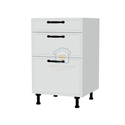 Szafka kuchenna z trzema szufladami cichy domyk 50 cm KAMMONO F8 Szafka kuchenna z trzema szufladami cichy domyk 50 cm KAMMONO F8