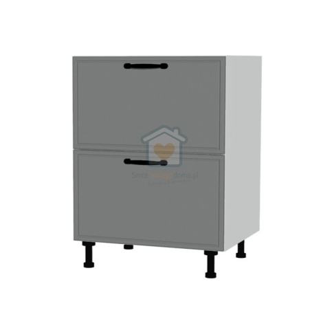 Szafka kuchenna z szufladami pod płytę cichy domyk 60 cm KAMMONO F8 Szafka kuchenna z szufladami pod płytę cichy domyk 60 cm KAMMONO F8