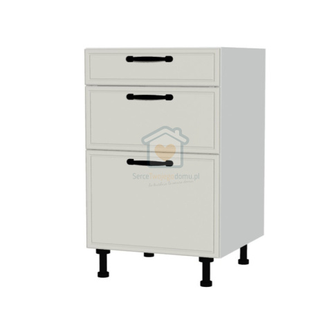 Szafka kuchenna z trzema szufladami cichy domyk 50 cm KAMMONO F8 Szafka kuchenna z trzema szufladami cichy domyk 50 cm KAMMONO F8