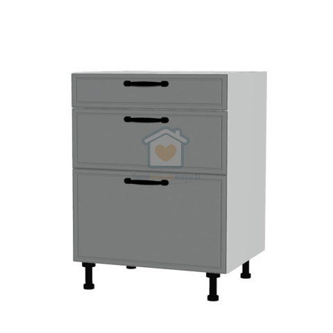 Szafka kuchenna z trzema szufladami cichy domyk 60 cm KAMMONO F8 Szafka kuchenna z trzema szufladami cichy domyk 60 cm KAMMONO F8