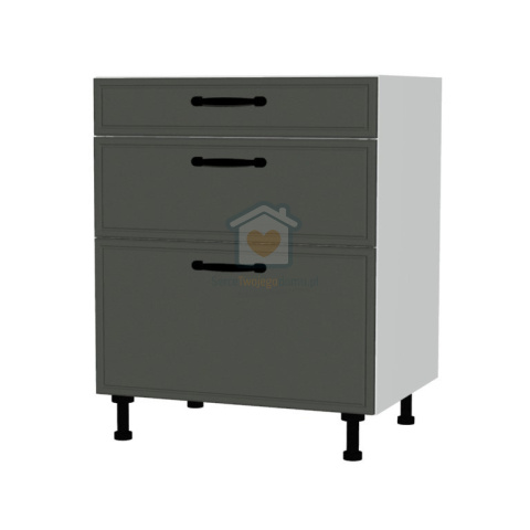 Szafka kuchenna z trzema szufladami cichy domyk 65 cm KAMMONO F8 Szafka kuchenna z trzema szufladami cichy domyk 65 cm KAMMONO F8