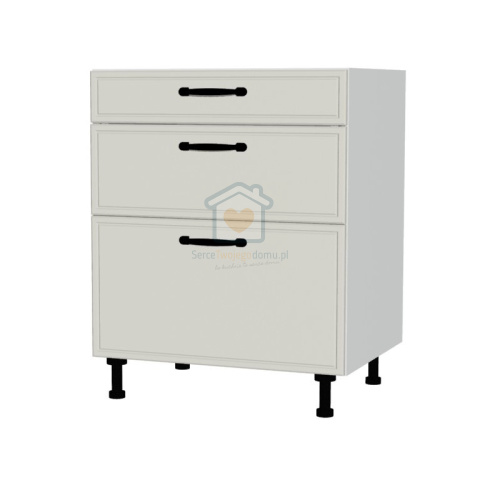 Szafka kuchenna z trzema szufladami cichy domyk 65 cm KAMMONO F8 Szafka kuchenna z trzema szufladami cichy domyk 65 cm KAMMONO F8