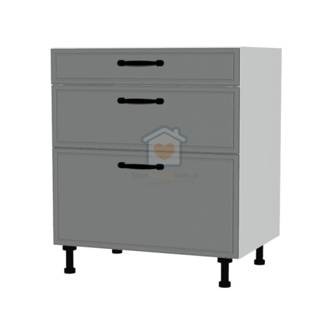 Szafka kuchenna z trzema szufladami cichy domyk 70 cm KAMMONO F8 Szafka kuchenna z trzema szufladami cichy domyk 70 cm KAMMONO F8