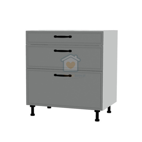 Szafka kuchenna z trzema szufladami cichy domyk 75 cm KAMMONO F8 Szafka kuchenna z trzema szufladami cichy domyk 75 cm KAMMONO F8
