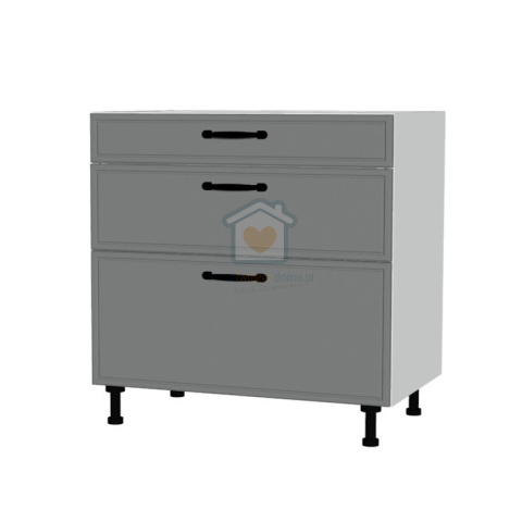 Szafka kuchenna z trzema szufladami cichy domyk 80 cm KAMMONO F8 Szafka kuchenna z trzema szufladami cichy domyk 80 cm KAMMONO F8