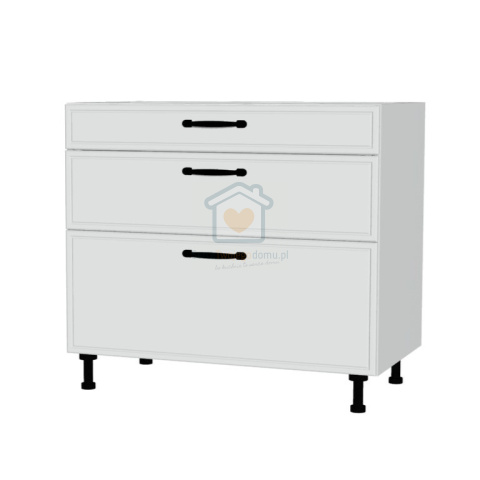 Szafka kuchenna z trzema szufladami cichy domyk 90 cm KAMMONO F8 Szafka kuchenna z trzema szufladami cichy domyk 90 cm KAMMONO F8