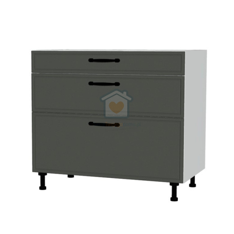 Szafka kuchenna z trzema szufladami cichy domyk 90 cm KAMMONO F8 Szafka kuchenna z trzema szufladami cichy domyk 90 cm KAMMONO F8