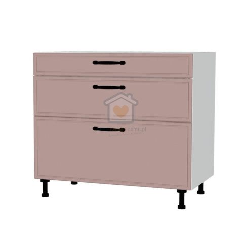 Szafka kuchenna z trzema szufladami cichy domyk 90 cm KAMMONO F8 Szafka kuchenna z trzema szufladami cichy domyk 90 cm KAMMONO F8