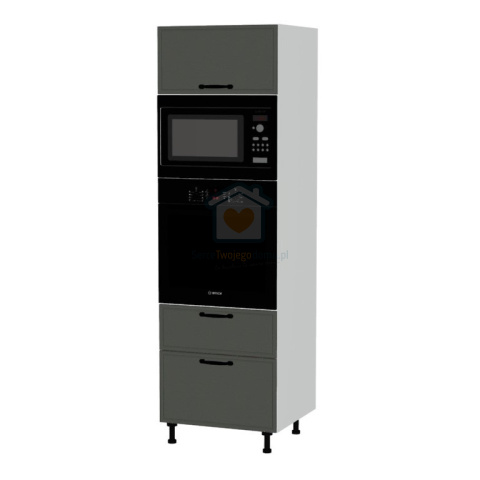 Słupek kuchenny z szufladami do zabudowy piekarnika i mikrofali 60 cm KAMMONO F8 Słupek kuchenny z szufladami do zabudowy piekarnika i mikrofali 60 cm KAMMONO F8