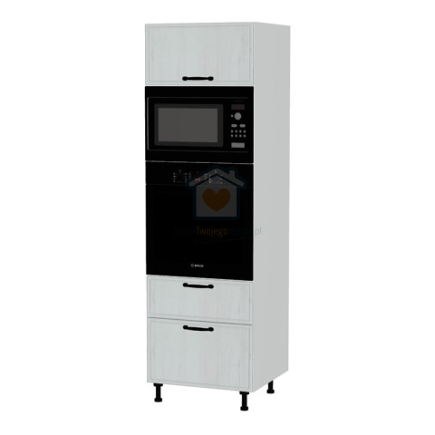 Słupek kuchenny z szufladami do zabudowy piekarnika i mikrofali 60 cm KAMMONO F8 Słupek kuchenny z szufladami do zabudowy piekarnika i mikrofali 60 cm KAMMONO F8
