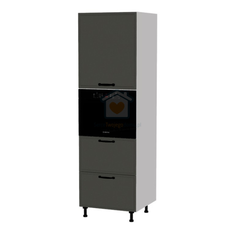 Słupek kuchenny z szufladami do zabudowy piekarnika kompaktowego 60 cm KAMMONO F8 Słupek kuchenny z szufladami do zabudowy piekarnika kompaktowego 60 cm KAMMONO F8