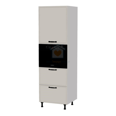 Słupek kuchenny z szufladami do zabudowy piekarnika kompaktowego 60 cm KAMMONO F8 Słupek kuchenny z szufladami do zabudowy piekarnika kompaktowego 60 cm KAMMONO F8