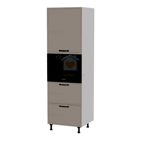 Słupek kuchenny z szufladami do zabudowy piekarnika kompaktowego 60 cm KAMMONO F8 Słupek kuchenny z szufladami do zabudowy piekarnika kompaktowego 60 cm KAMMONO F8