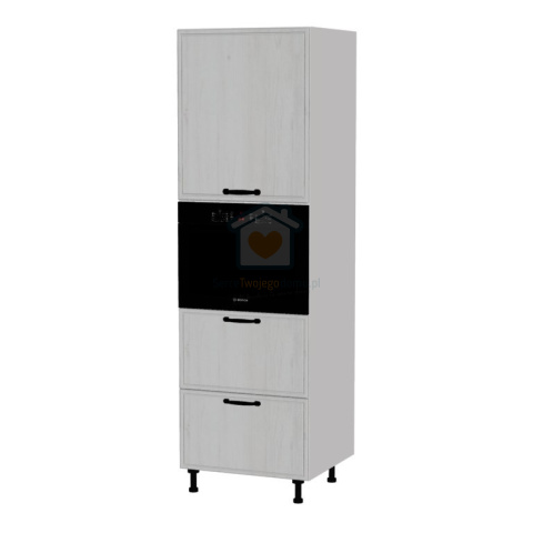 Słupek kuchenny z szufladami do zabudowy piekarnika kompaktowego 60 cm KAMMONO F8 Słupek kuchenny z szufladami do zabudowy piekarnika kompaktowego 60 cm KAMMONO F8