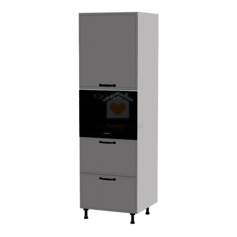 Słupek kuchenny z szufladami do zabudowy piekarnika kompaktowego 60 cm KAMMONO F8 Słupek kuchenny z szufladami do zabudowy piekarnika kompaktowego 60 cm KAMMONO F8