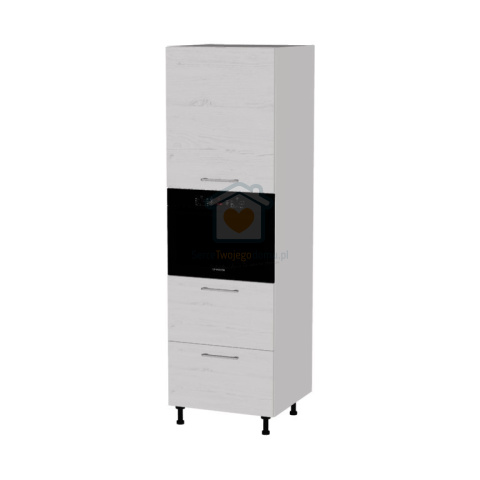 Słupek kuchenny z szufladami do zabudowy piekarnika kompaktowego 60 cm KAMMONO P2 Słupek kuchenny z szufladami do zabudowy piekarnika kompaktowego 60 cm KAMMONO P2