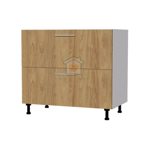 Szafka kuchenna z szufladami pod płytę cichy domyk 90 cm KAMMONO P2 Szafka kuchenna z szufladami pod płytę cichy domyk 90 cm KAMMONO P2